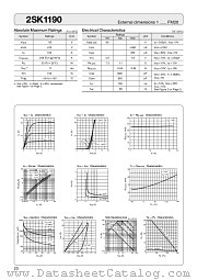 2SK1190 datasheet pdf Sanken