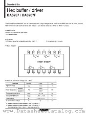 BA6267F datasheet pdf ROHM