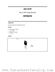 2SC4747 datasheet pdf Hitachi Semiconductor