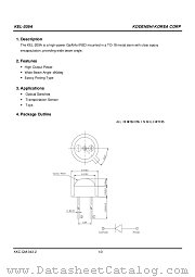 KEL-209A datasheet pdf Kodenshi Corp