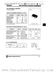 KSC3265 datasheet pdf Samsung Electronic
