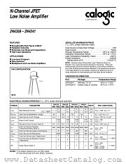 X2N4338-41 datasheet pdf Calogic