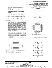 SN54LS07 datasheet pdf Texas Instruments