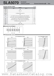 SLA5070 datasheet pdf Sanken