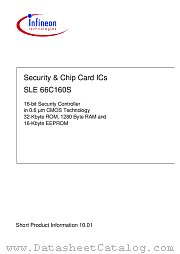 SLE66C160S-T85 datasheet pdf Infineon