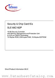 SLE66C162P datasheet pdf Infineon