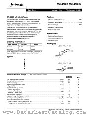 RURD460 datasheet pdf Intersil