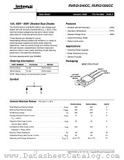RURG1540CC datasheet pdf Intersil