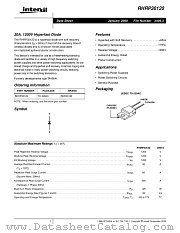 RHRP30120 datasheet pdf Intersil