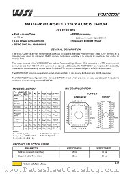 WS57C256F-55 datasheet pdf ST Microelectronics