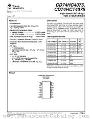 74HCT4075 datasheet pdf Texas Instruments