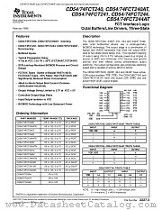 CD54FCT240H datasheet pdf Texas Instruments