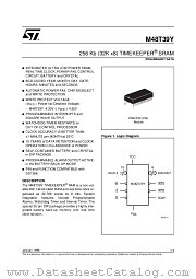 M48T39Y-150PM1 datasheet pdf ST Microelectronics