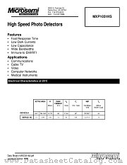 MXP1051HS datasheet pdf Microsemi