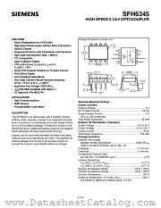 SFH6345 datasheet pdf Siemens