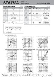 STA472A datasheet pdf Sanken