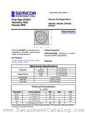 2N3498L datasheet pdf Semicoa Semiconductor