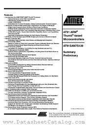 AT91SAM7S128-AI datasheet pdf Atmel