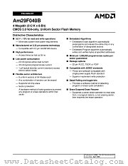 AM29F040B-90FEB datasheet pdf Advanced Micro Devices