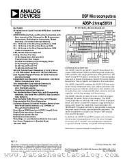 ADSP-21MSP5859 datasheet pdf Analog Devices