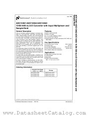 ADC20462CIWM datasheet pdf National Semiconductor