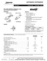 HUF76633S3S datasheet pdf Intersil