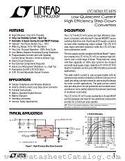 LTC1474CMS8-5 datasheet pdf Linear Technology