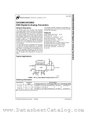 DAC0802LCJ datasheet pdf National Semiconductor