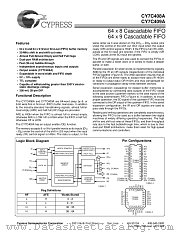 CY7C409A-25LMB datasheet pdf Cypress