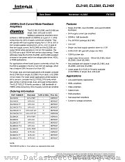 EL2480CS-T13 datasheet pdf Intersil