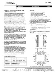 ISL6505CB datasheet pdf Intersil