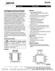 ISL6529EVAL1 datasheet pdf Intersil