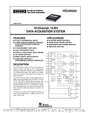 VECANA01 datasheet pdf Burr Brown