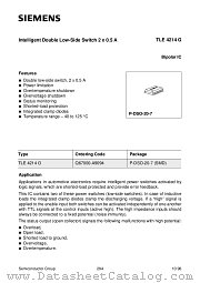 TLE4214G datasheet pdf Siemens