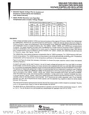 SN54LS624W datasheet pdf Texas Instruments
