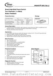 BTS728L2 datasheet pdf Infineon