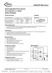 BTS736L2 datasheet pdf Infineon