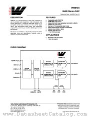 WM8725ED datasheet pdf Wolfson