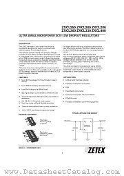 ZXCL1330H5 datasheet pdf Zetex Semiconductors
