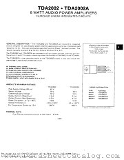 TDA2002AV datasheet pdf Fairchild Semiconductor