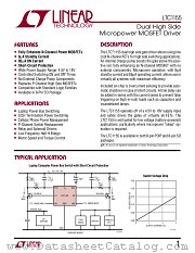 LTC1155I datasheet pdf Linear Technology