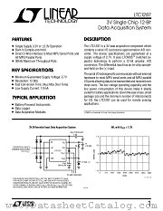 LTC1287CIN datasheet pdf Linear Technology