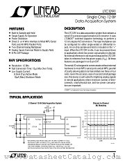 LTC1291DI datasheet pdf Linear Technology