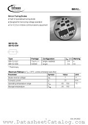 BBY52 datasheet pdf Infineon