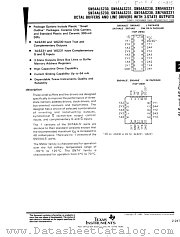 SN74AS231 datasheet pdf Texas Instruments