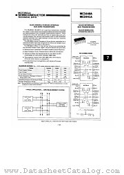 MC3440A datasheet pdf Motorola
