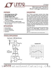 LT1634CCZ-2.5 datasheet pdf Linear Technology