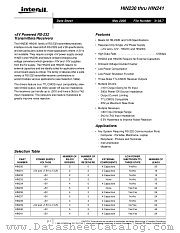 HIN235 datasheet pdf Intersil