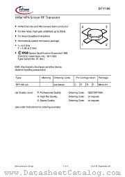 BFY196P datasheet pdf Infineon