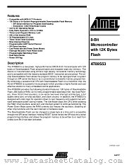 AT89S53-24PI datasheet pdf Atmel
